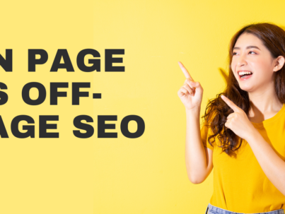 What are the main differences between on-page and off-page SEO